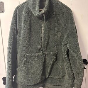 lululemon athletica Green Sherpa Quarter Zip